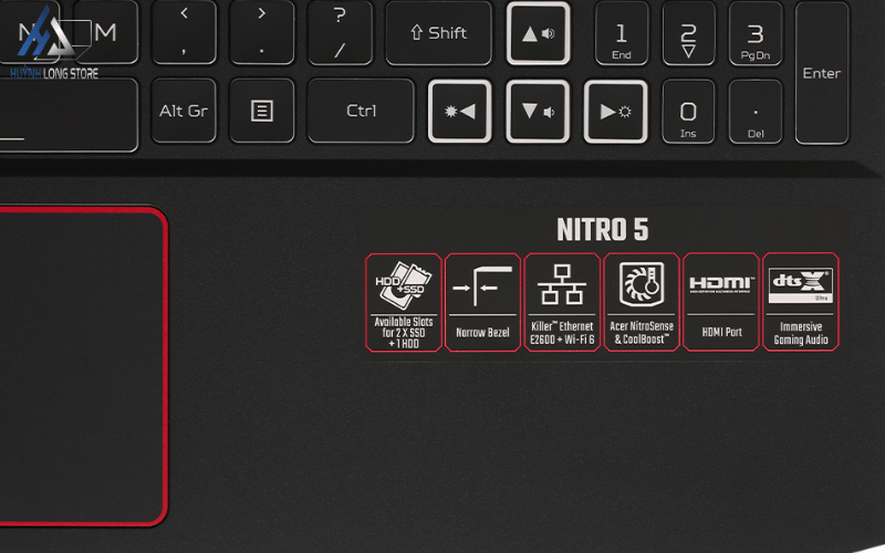Laptop Acer Nitro 5 AN515 55 5206 i5/10300H/8GB/512GB/144Hz/4GB GTX1650