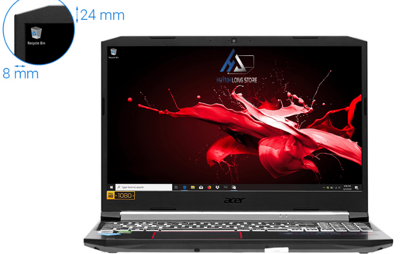 vLaptop Acer Nitro 5 AN515 55 5206 i5/10300H/8GB/512GB/144Hz/4GB GTX1650