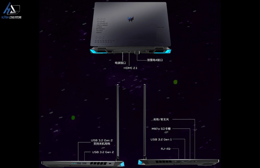 Acer Predator Helios Neo 2023 PHN16-71-54W3 (Core i5-13500HX, 16GB, 512GB, RTX 4050 6GB, 16" 2K 165Hz)