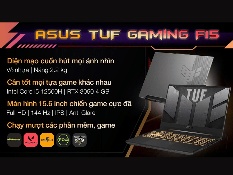 Laptop Asus TUF Gaming F15 1