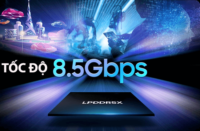 ram lpddr5x hiet suat cao va tiet kiem nang luong
